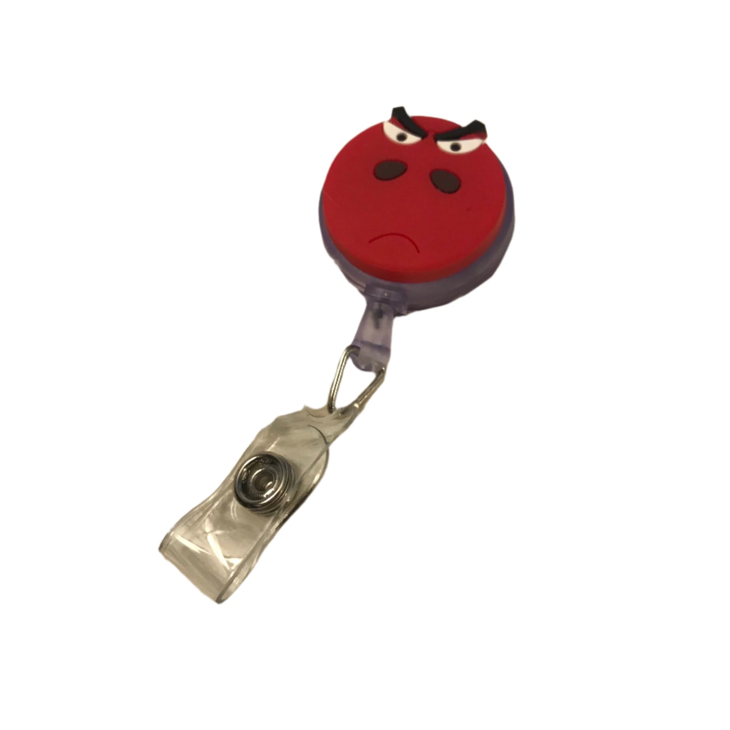 Face Emoji Retractable Reel Badge Holder